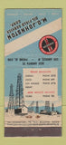Matchbook Cover - MO Johnston Oil Field Service Odessa TX 21 Strike Feature
