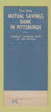 Matchbook Cover - Dollar Savings Bank Pittsburgh PA 21 Strike Feature