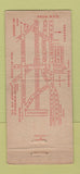 Matchbook Cover - Eddie Doran's Restaurant Fleetwood NY WEAR 21 Strike Feature