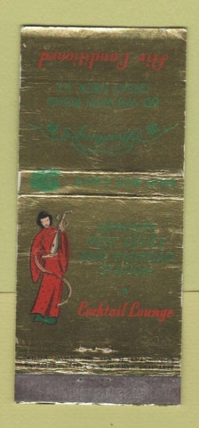 Matchbook Cover - Shantung Chinese Great Neck LI NY WEAR  21 Strike Feature