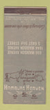 Matchbook Cover - Hamburg Heaven New York City 21 Strike Feature