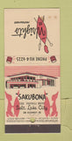Matchbook Cover - Wrights Restaurant Salt Lake City UT WEAR 21 Strike Feature