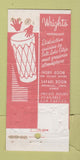 Matchbook Cover - Wrights Restaurant Salt Lake City UT WEAR 21 Strike Feature