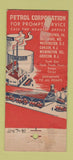 Matchbook Cover - Petrol Philadelphia PA oil gas 21 Strike Feature
