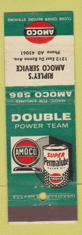 Matchbook Cover - Amoco oil gas Ripley's Savannah? GA?