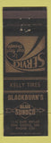 Matchbook Cover - Blackburn's Sunoco oil gas New Castle IN WEAR