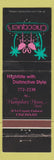 Matchbook Cover - Checquer's Hampshire House Hotel Cincinnati OH WEAR