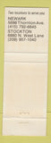 Matchbook Cover - Hester's Rib Cage BBQ pig Newark Stockton NJ WEAR