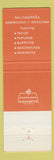 Matchbook Cover - New Corina's Restaurant Mexican Food Los Angeles CA