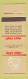 Matchbook Cover - Piggly Wiggly Grocery Stores Memphis TN pig