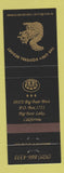 Matchbook Cover - The Grey Squirrel Resort Big Bear Lake CA