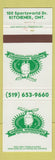 Matchbook Cover - Moose Winooski's Kitchener ON WEAR