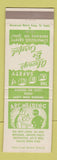 Matchbook Cover - Safety Arc Welding Miller's Vending Freeport IL