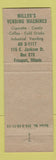 Matchbook Cover - Safety Arc Welding Miller's Vending Freeport IL