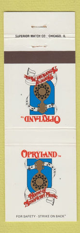 Matchbook Cover - Opryland Nashville TN
