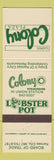 Matchbook Cover - Gaines Colony Plaza Lobster Pot Kansas City MO