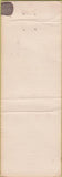 Matchbook Cover - De Raad Warehouse Lemoore CA milk POOR