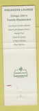 Matchbook Cover - Safari Resort Inn Tampa FL Giraffe