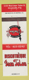 Matchbook Cover - Jean Talon Disco Orsainville QC