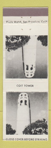Matchbook Cover - San Francisco CA Tourism Coit Tower