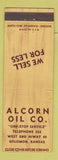 Matchbook Cover - Alcorn Oil Company Solomon KS
