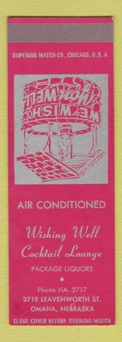 Matchbook Cover - Wishing Well Cocktail Lounge Omaha NE SAMPLE