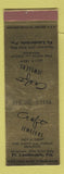 Matchbook Cover - Croft Jewelers Fort Lauderdale FL SAMPLE