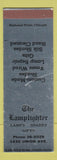 Matchbook Cover - The Lamplighter Lamps Shades  SAMPLE