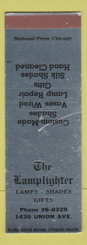 Matchbook Cover - The Lamplighter Lamps Shades  SAMPLE