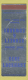 Matchbook Cover - Gene Lockhard Bennett Edwards Real Estate WORN SAMPLE