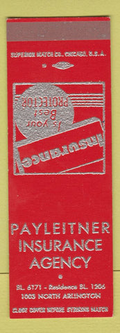 Matchbook Cover - Payleitner Insurance Agency SAMPLE