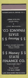 Matchbook Cover - Money State Finance  SAMPLE