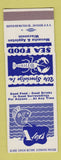 Matchbook Cover - Alex's Restaurant Seafood Menasha Appleton WI SAMPLE