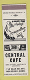 Matchbook Cover - Central Cafe girlie Holdrege NE SAMPLE