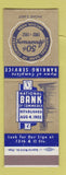 Matchbook Cover - National Bank of Commerce Lincoln NE 1952 SAMPLE