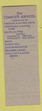 Matchbook Cover - National Bank of Commerce Lincoln NE 1952 SAMPLE