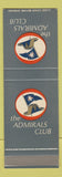 Matchbook Cover - Admirals Club SAMPLE