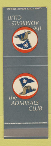 Matchbook Cover - Admirals Club SAMPLE