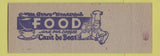 Matchbook Cover - Talley's Grill Washington DC SAMPLE