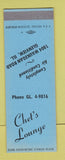 Matchbook Cover - Chet's Lounge Glenview IL SAMPLE