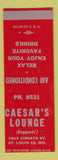 Matchbook Cover - Caesar's Lounge St Louis MO SAMPLE