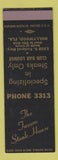 Matchbook Cover - The Tavern Steak House Hollywood FL SAMPLE