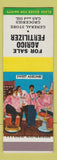 Matchbook Cover - Agrigo Fertilizer oil gas Barber Shop Quartet SAMPLE