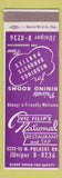 Matchbook Cover - Vic Filip's National Restaurant Tap Chicago IL SAMPLE