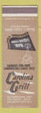 Matchbook Cover - Carolina Grill Atlantic City NJ SAMPLE