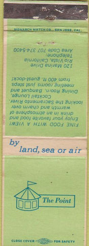 Matchbook Cover - The Point restaurant Rio Vista CA WORN