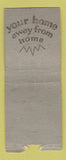 Matchbook Cover - Statler Hotels WEAR DQ BOBTAIL