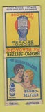 Matchbook Cover - Bromo Selzer for Headaches DQ BOBTAIL