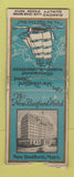 Matchbook Cover - New Bedford Hotel New Bedford MA WEAR DQ BOBTAIL