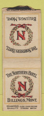 Matchbook Cover - Northern Hotel Billings MT WEAR DQ BOBTAIL